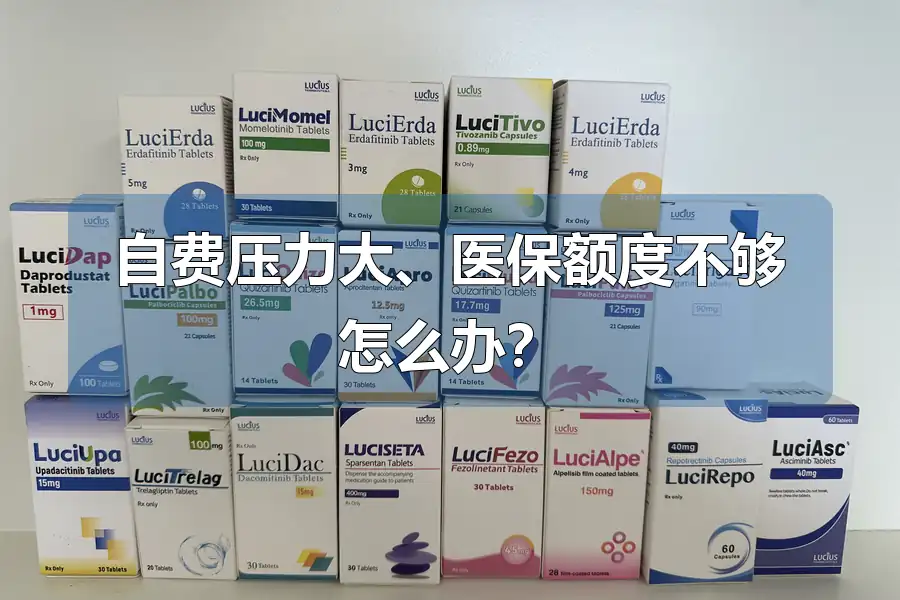 自费压力大、医保额度不够怎么办？